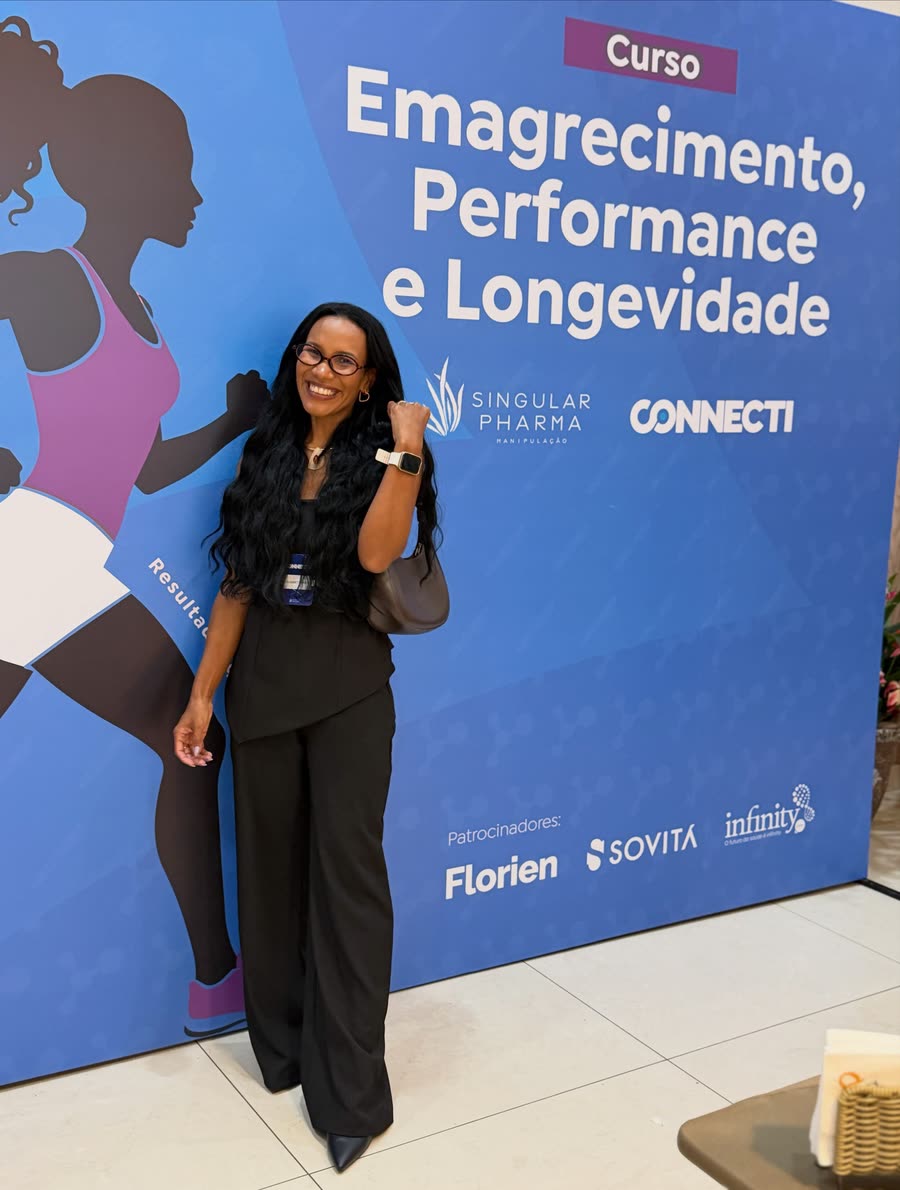 Elisabeth no curso de Emagrecimento, Performance e Longevidade